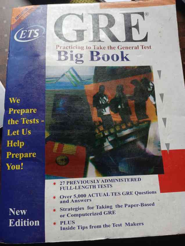 GRE Big Book - পুরান বই